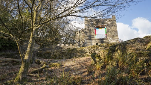 View of Claife Viewing Station at Windermere West Shore, Cumbria